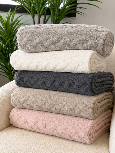 Braided Luxe Throw Blanket