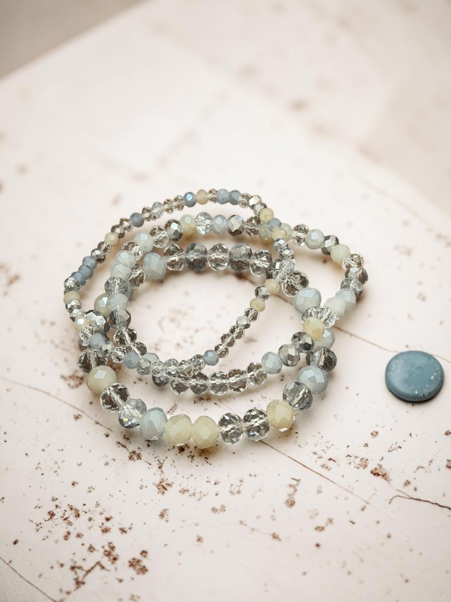 Shades Of Grey Bracelet Set