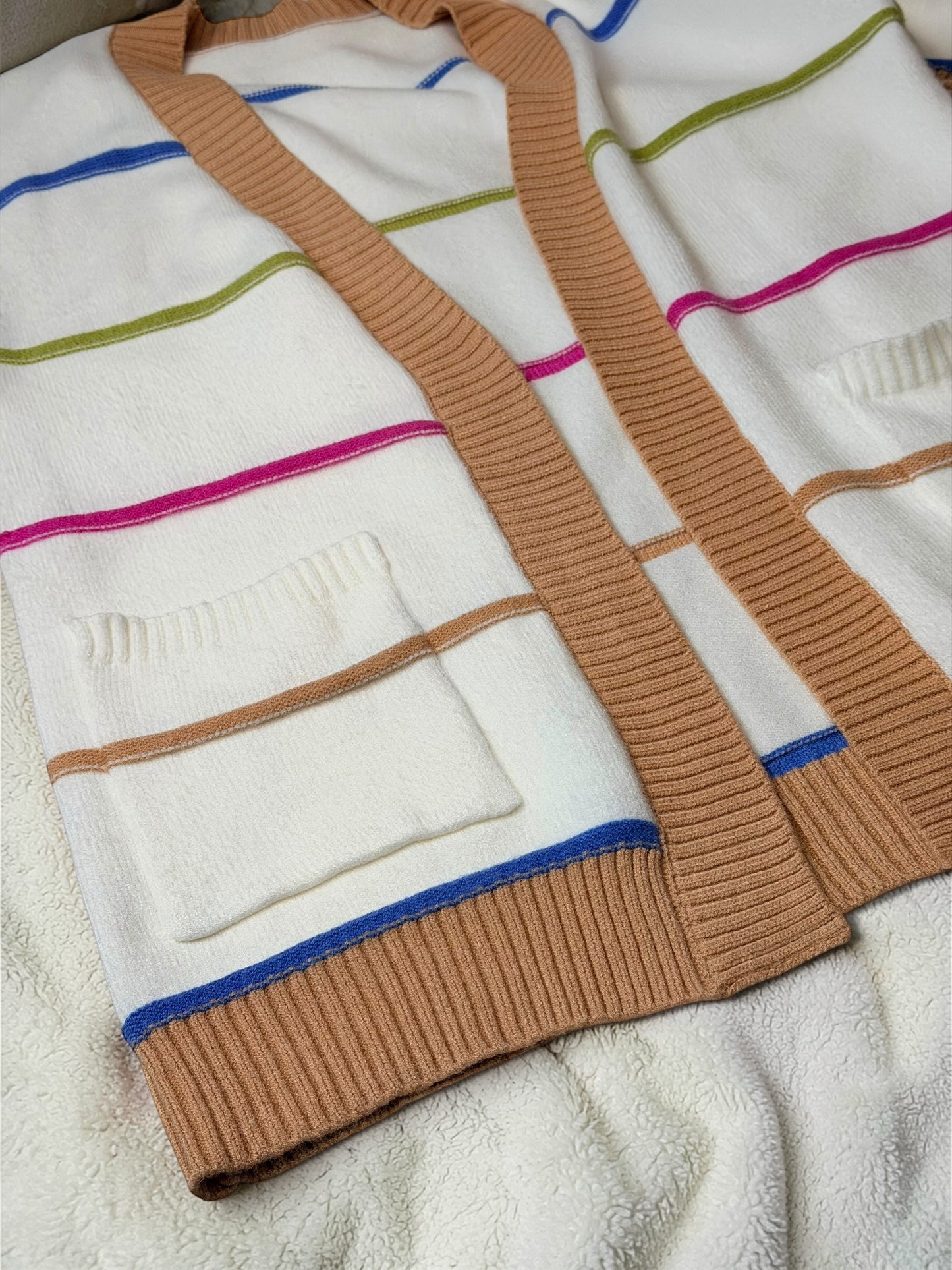 Modern Lines Pocket Cardigan