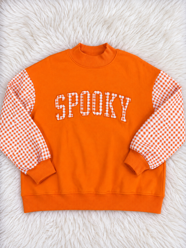 SPOOKY Mock Neck Sweatshirt