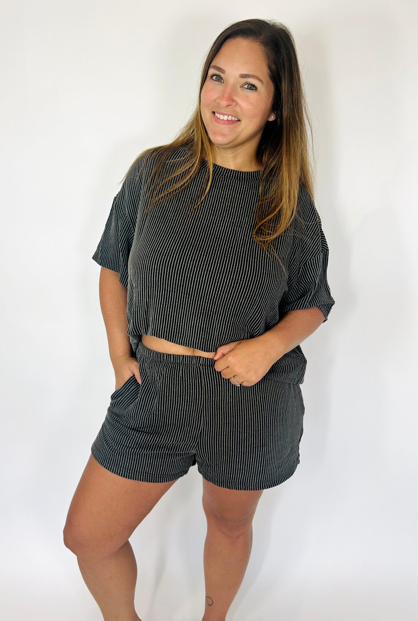 Stick With Me Ribbed Two Piece Set