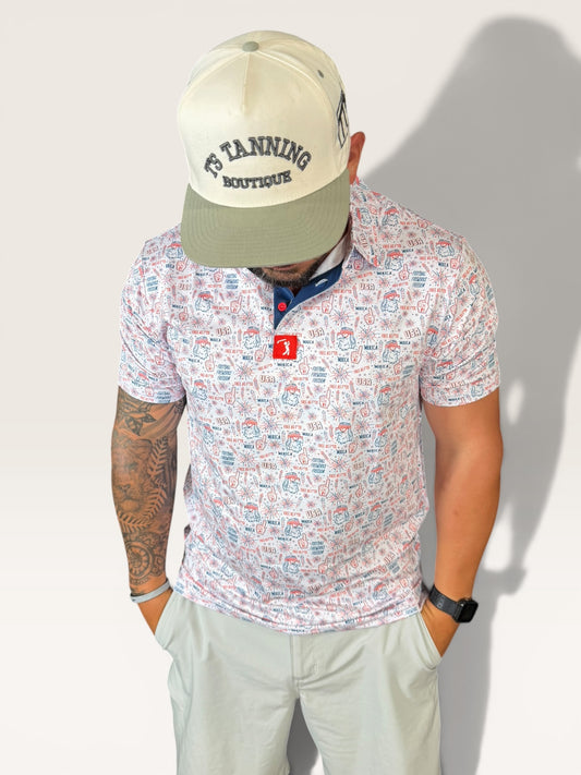 'Merica Free A'F Polo Shirt