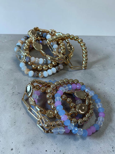 Pop Of Color Bangle Bracelet Set