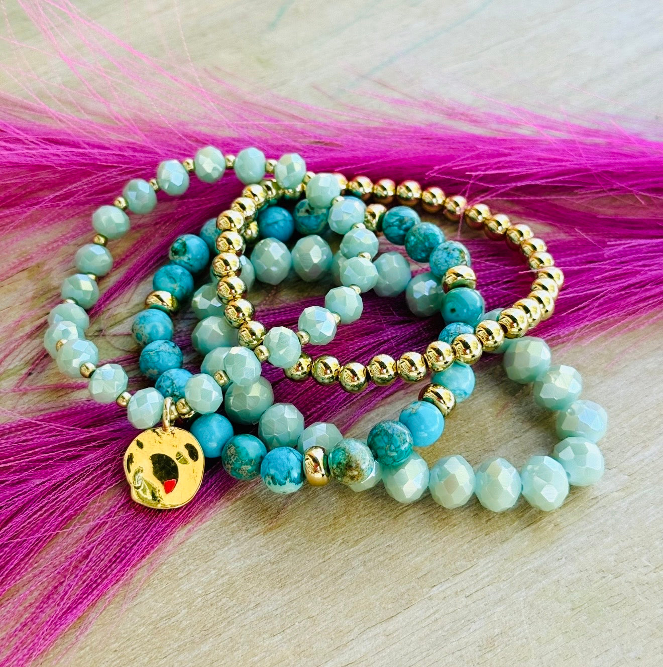 Shades Of Blue Bracelet Set