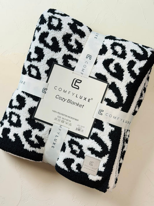 Leopard Luxe Throw Blanket