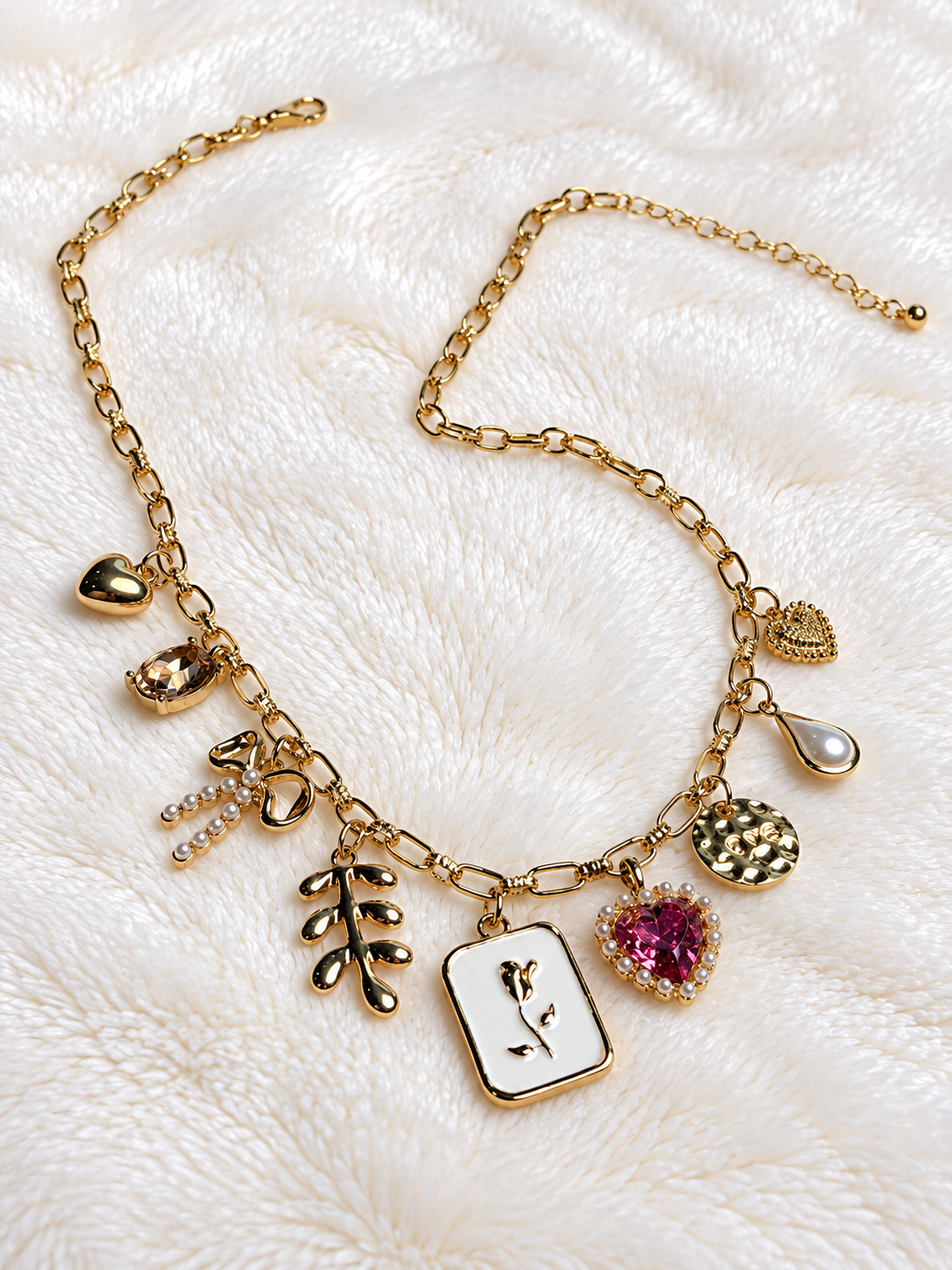 Love Notes Multi-Charm Necklace