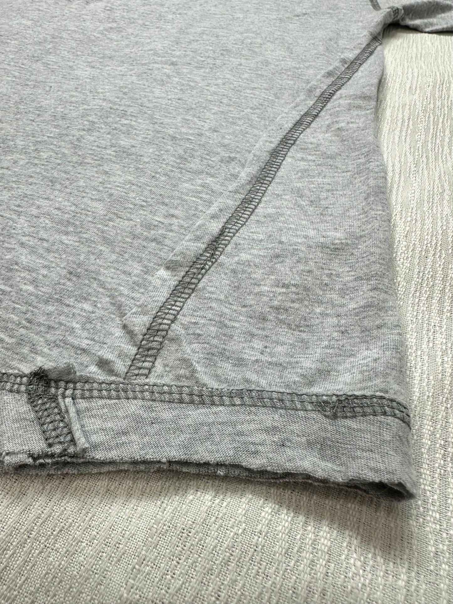 Raw Edge Detailed Button Closure Top