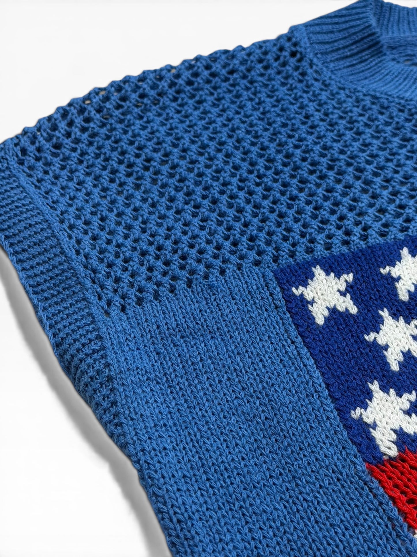 Star‑Spangled Sweater Tee Top