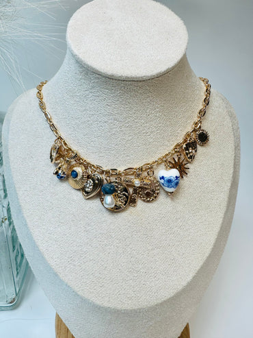 Strong In My Faith Charm Necklace