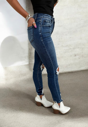 DARK WASH Elm Street Skinny Jeans