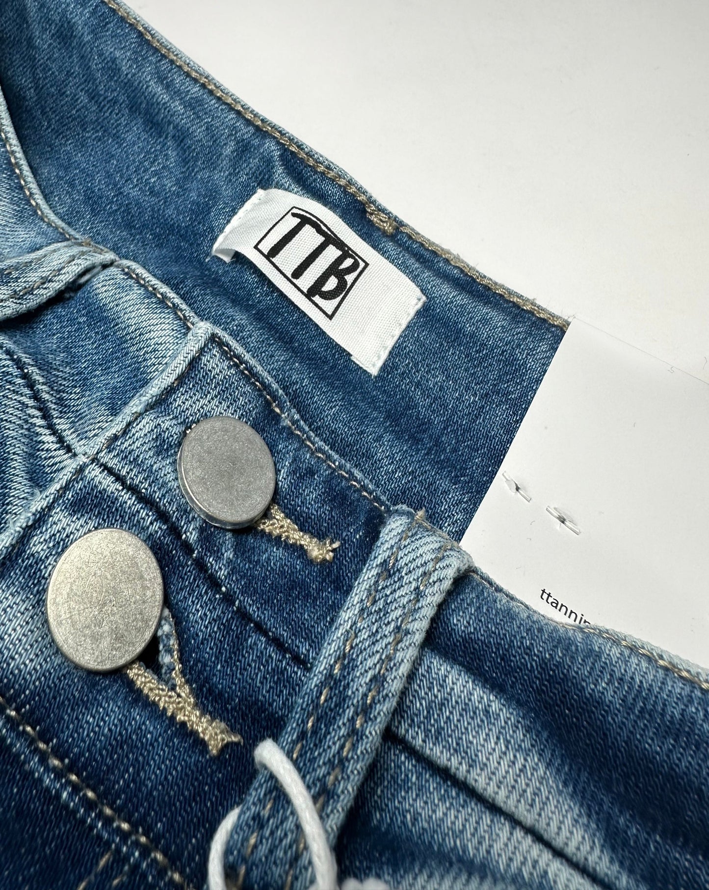 LIGHT WASH Route 507 Milestone Distressed Denim Flare Jeans
