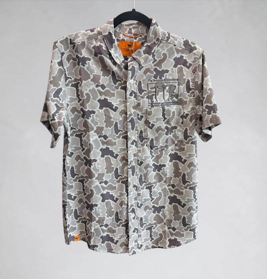 Men's TTB Camo Button Up
