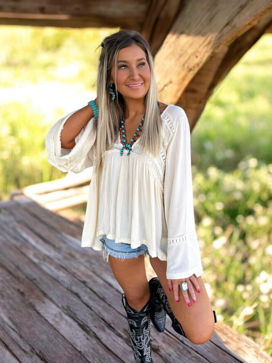 Gypsy Breeze Babydoll Top