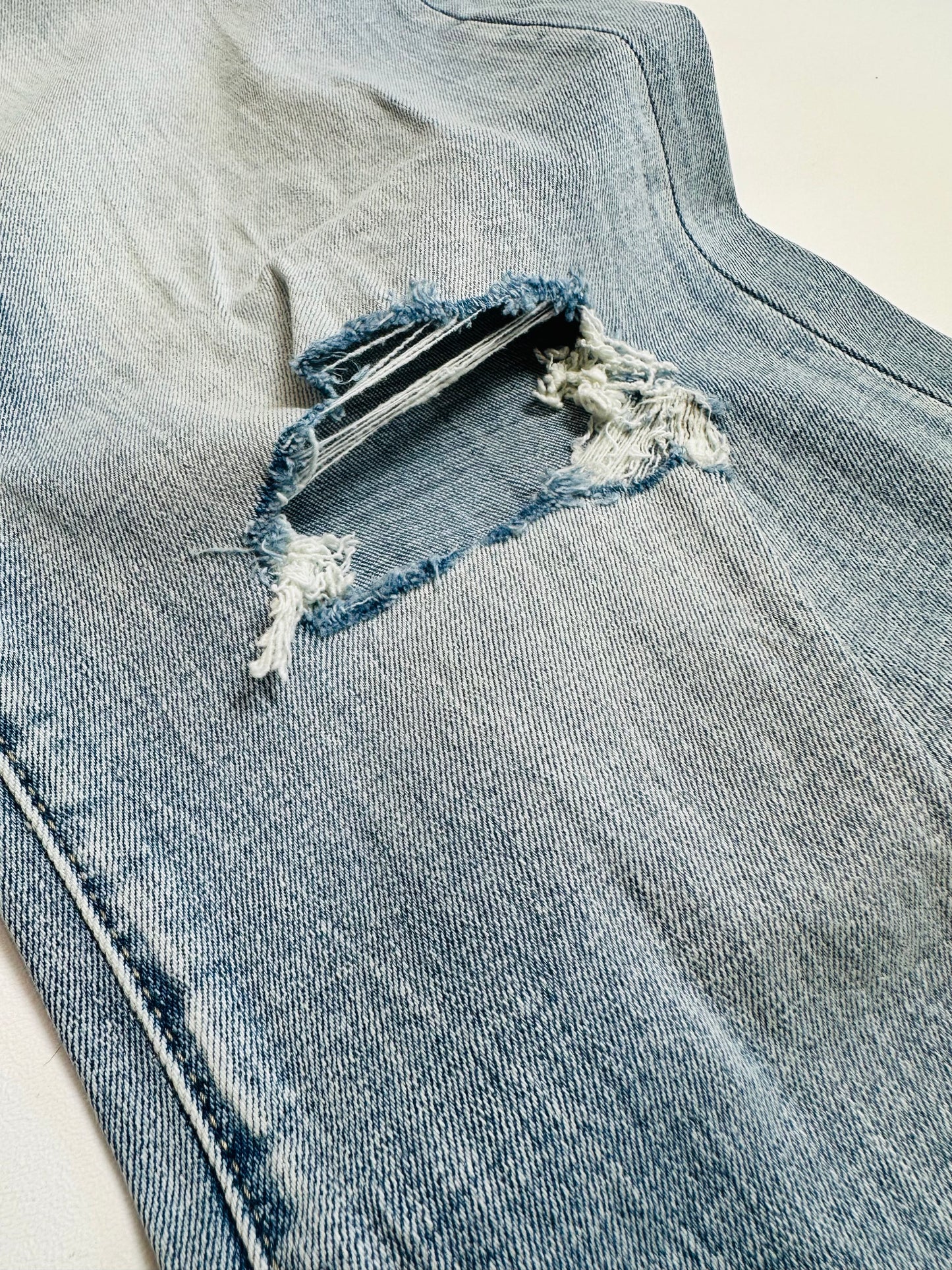 Lila Mae Distressed Vintage Flare Jeans