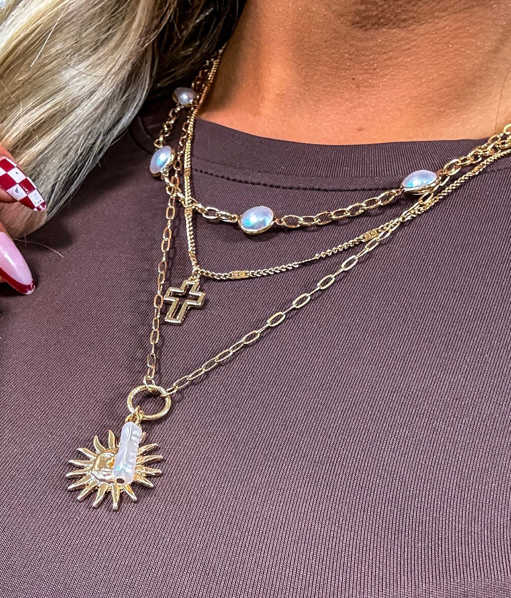 Radiant Glow Pearl Necklace