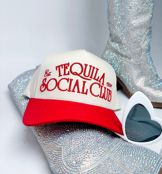 Red Tequila Social Club Hat