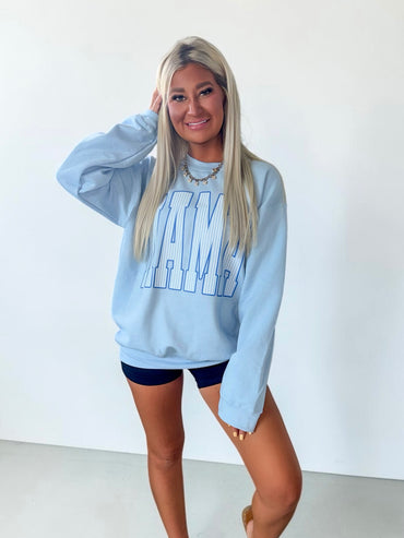 Monochromatic MAMA Graphic Crewneck