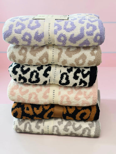 Leopard Luxe Throw Blanket