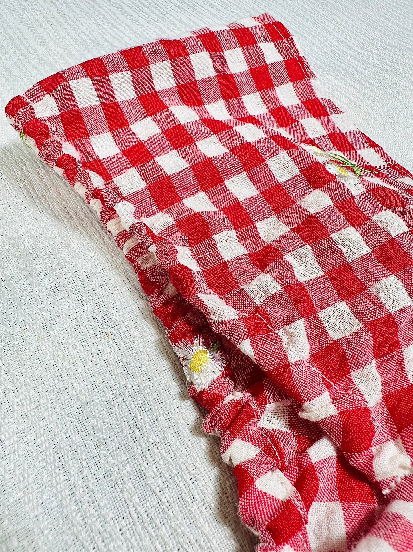 Gather Together Red Blouse Top