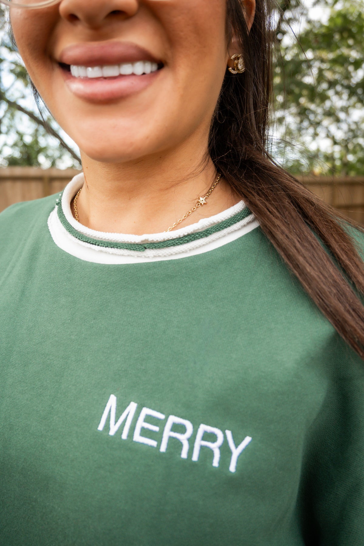CHRISTMAS Applique Sweatshirt