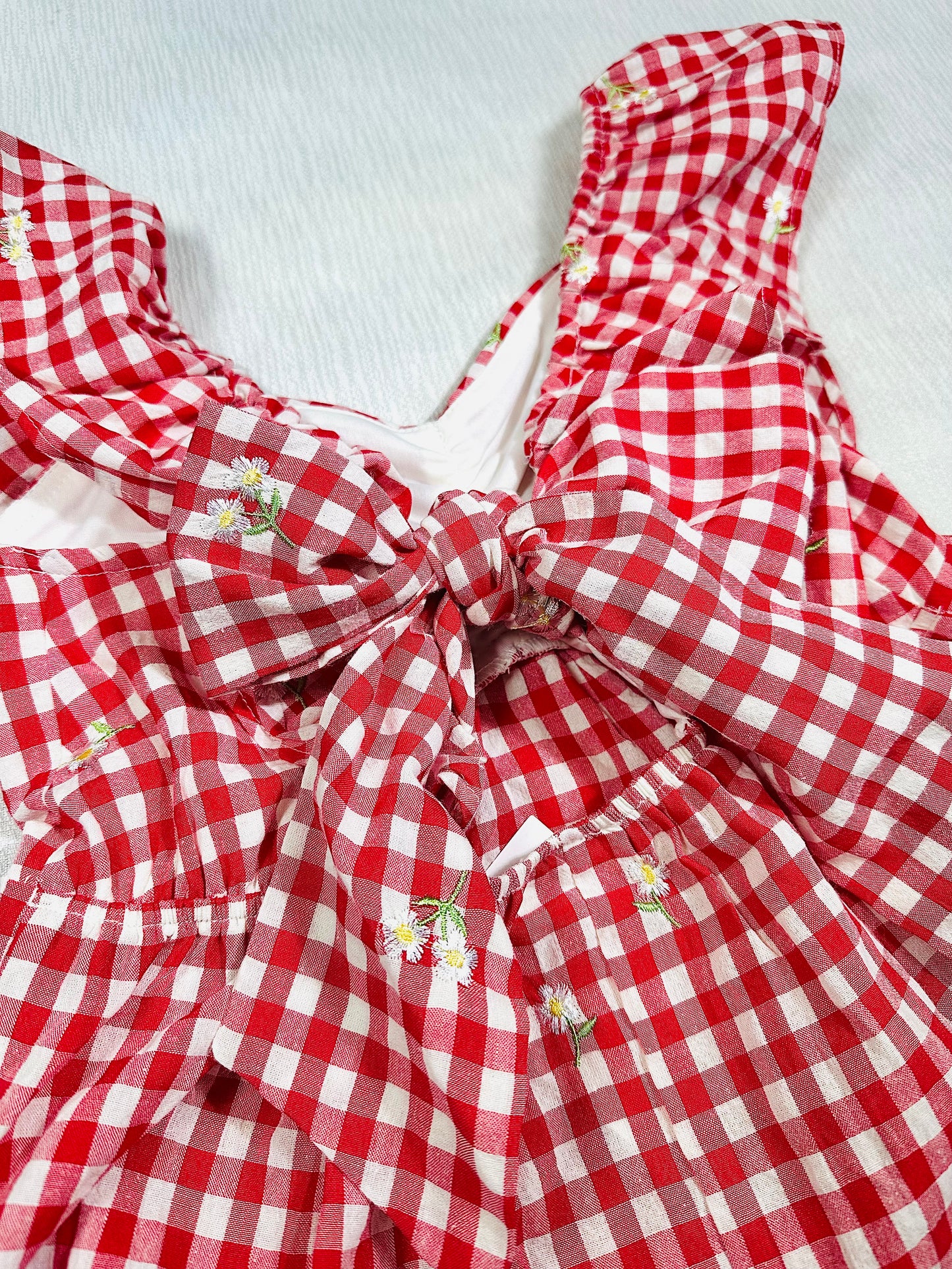 Gather Together Red Blouse Top