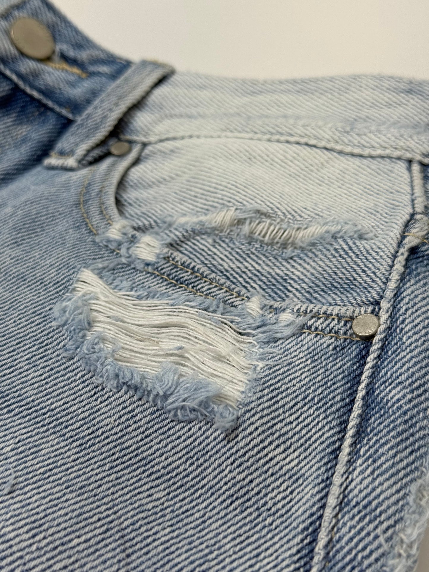 Lara Distressed High Rise Vintage Jean