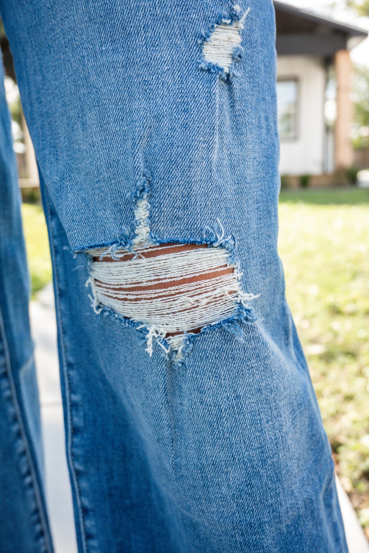 Indie High Rise Cropped Wide Leg Jeans
