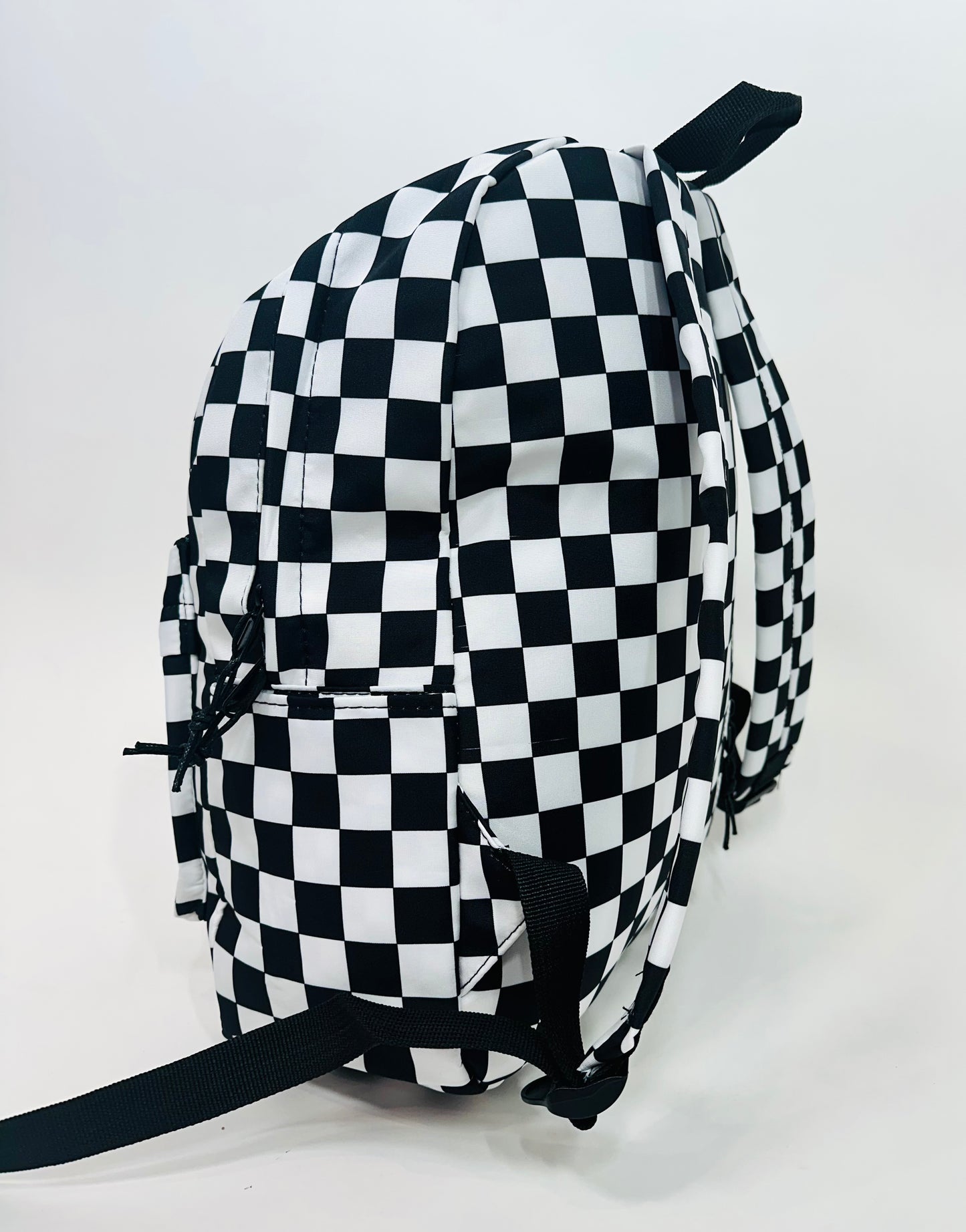 Keeping With The Trend Checkered Print Backpack