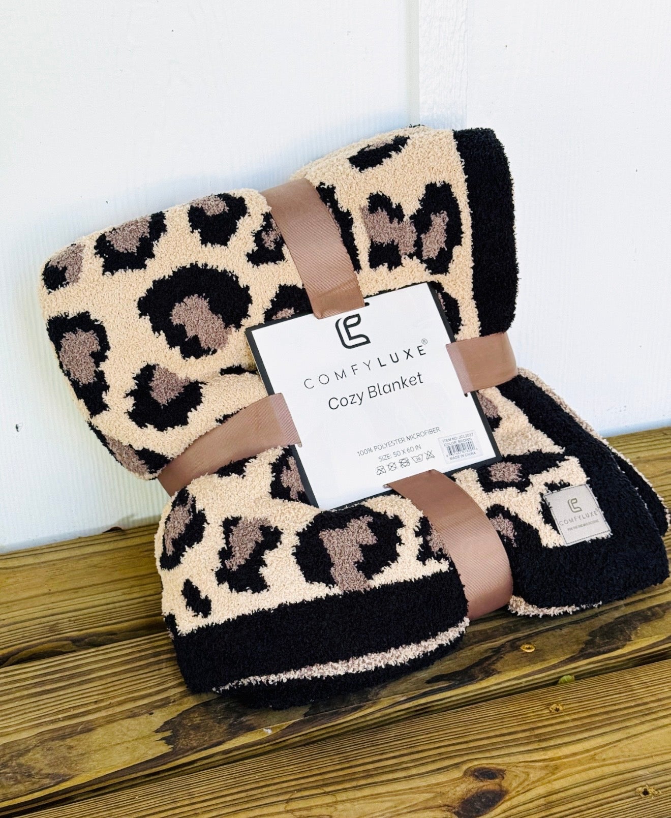 Leopard Luxe Throw Blanket