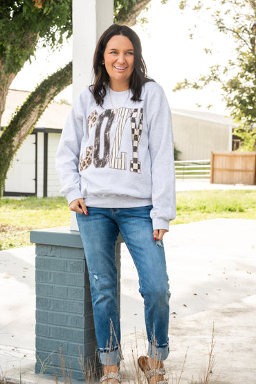 Keep It COZY Graphic Crewneck