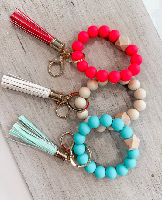 Bubbly Charm Keychain Wristlet