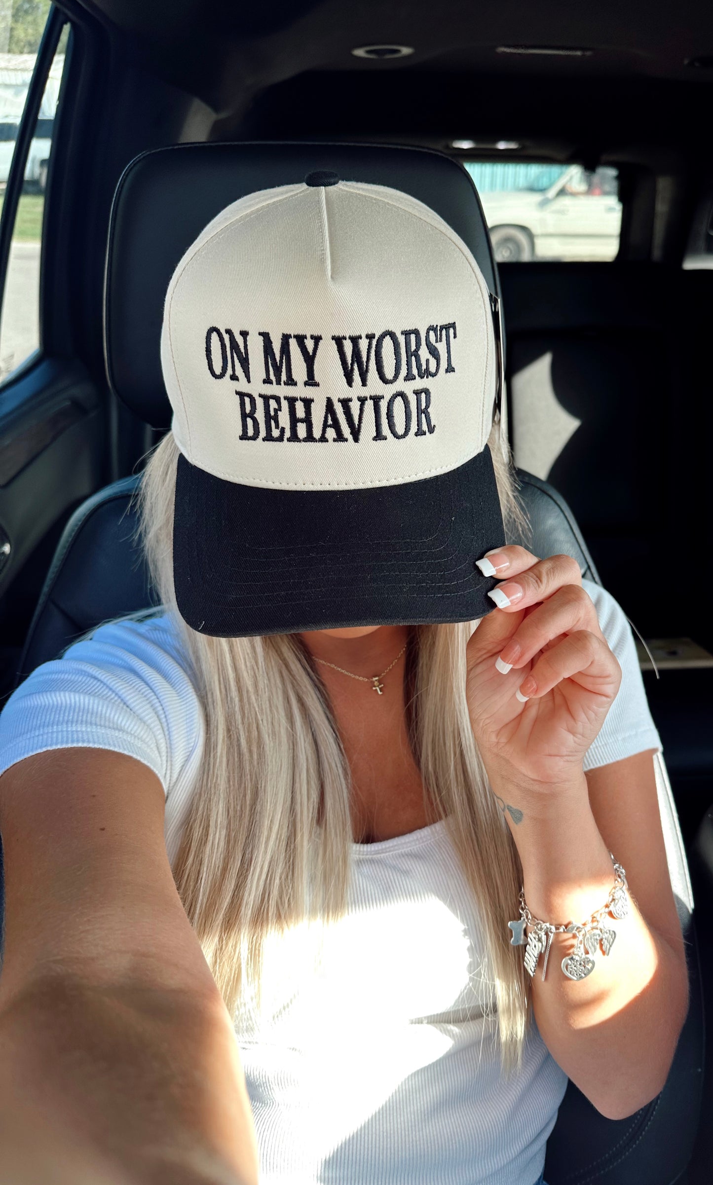 On My Worst Behavior Hat