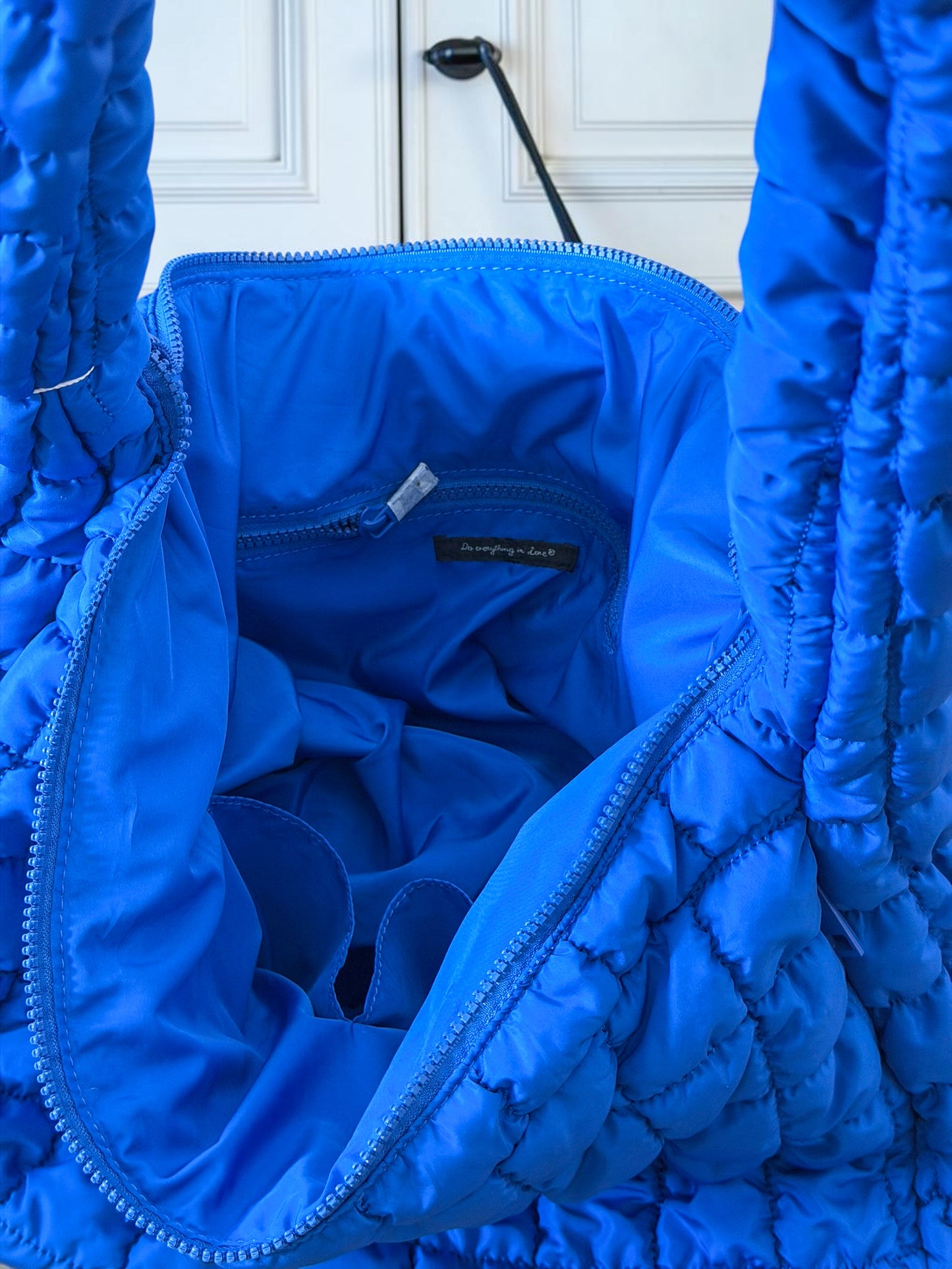 Quilted Puff Tote Bag