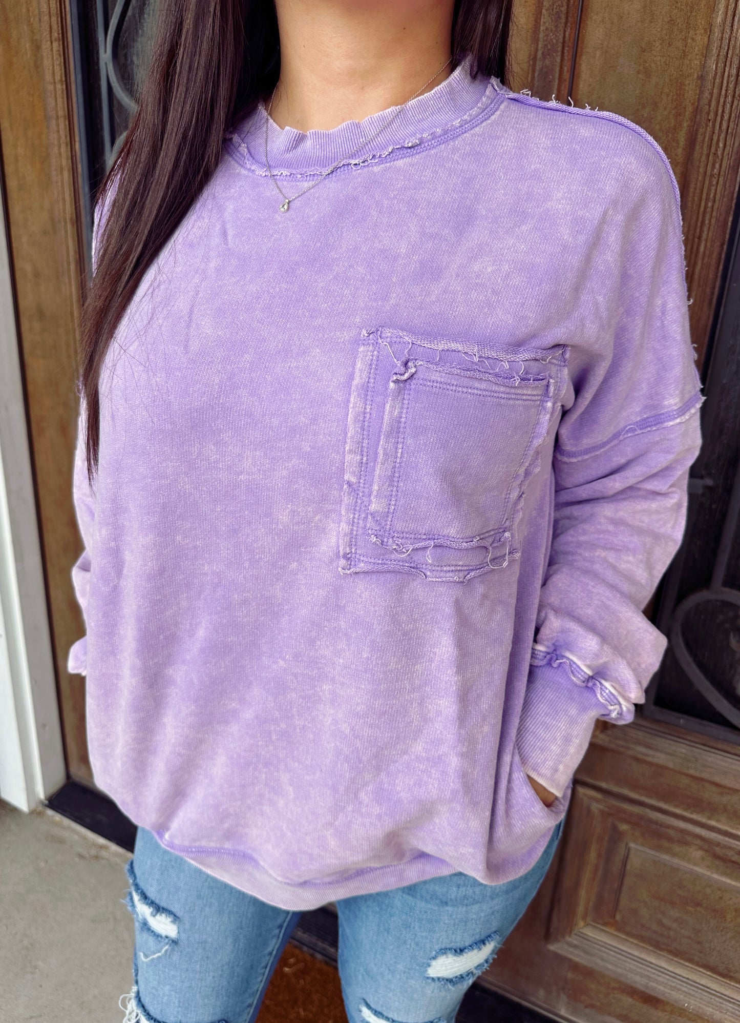 Lilly Lavender Pullover Shirt