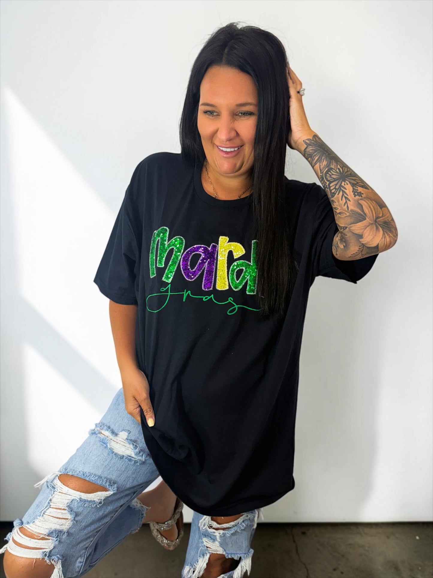 Mardi Gras Graphic T-shirt