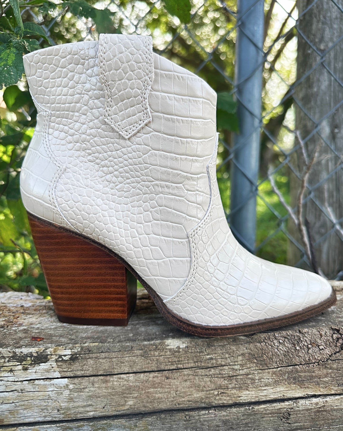 The Laura Cream Vintage Booties