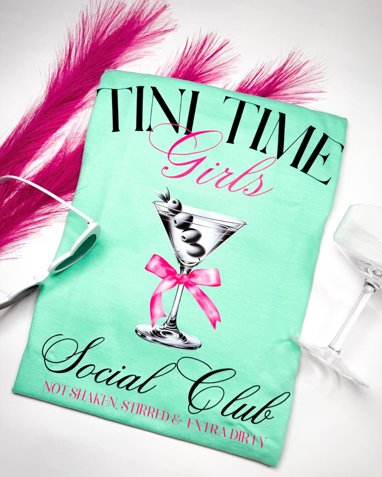 Girl's Club Tini Time Graphic Top