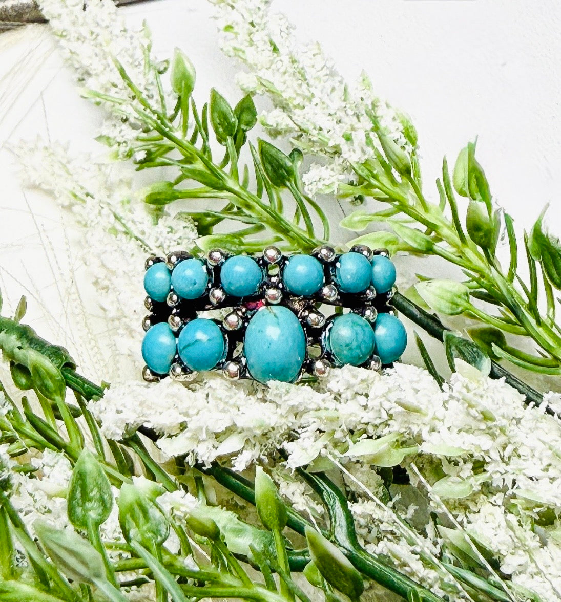 Saddle Up Small Turquoise Ring