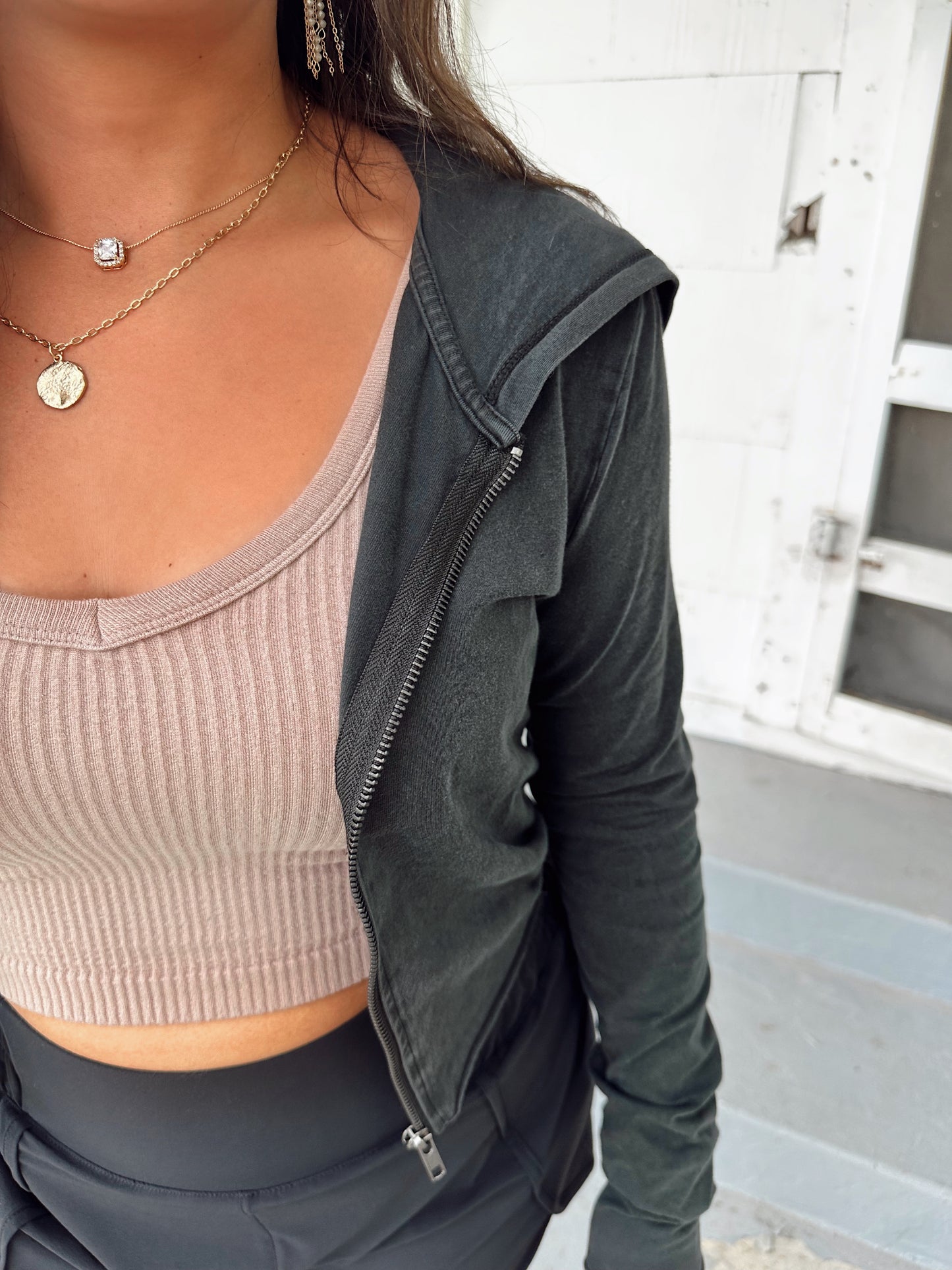 Black Active Sports Jacket