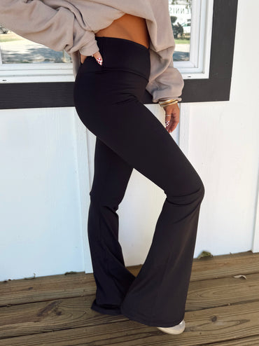 Back In Black Flare Leggings
