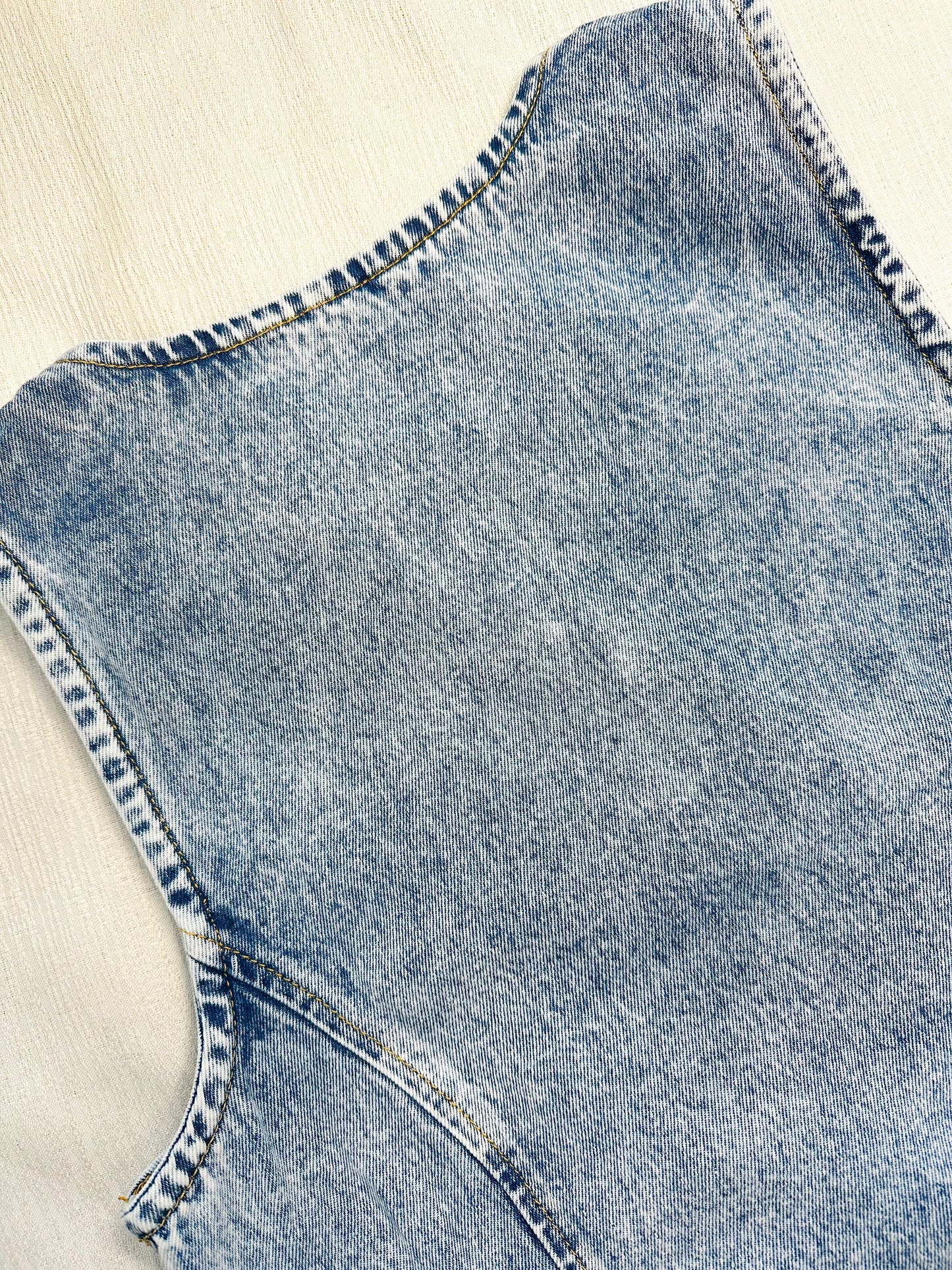 Tie Me Down Denim Top
