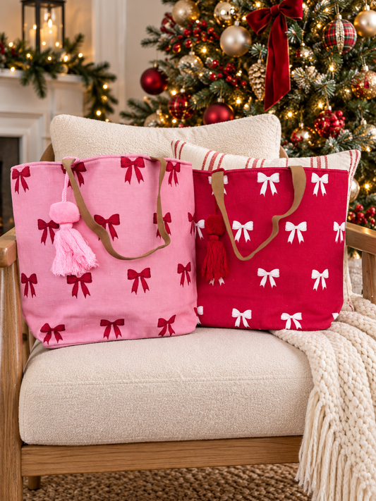 Sweet Chic Bow Tote Bag