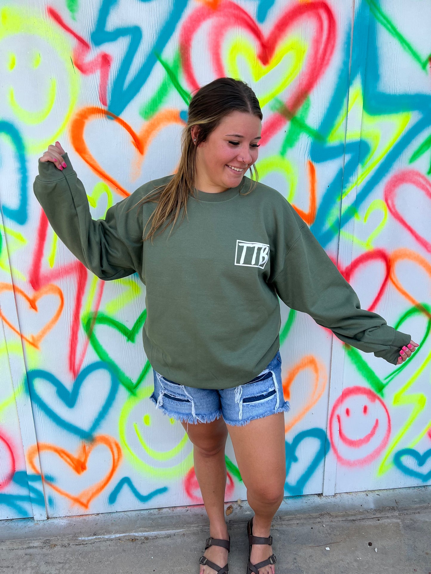 Army Green TTB Crewneck