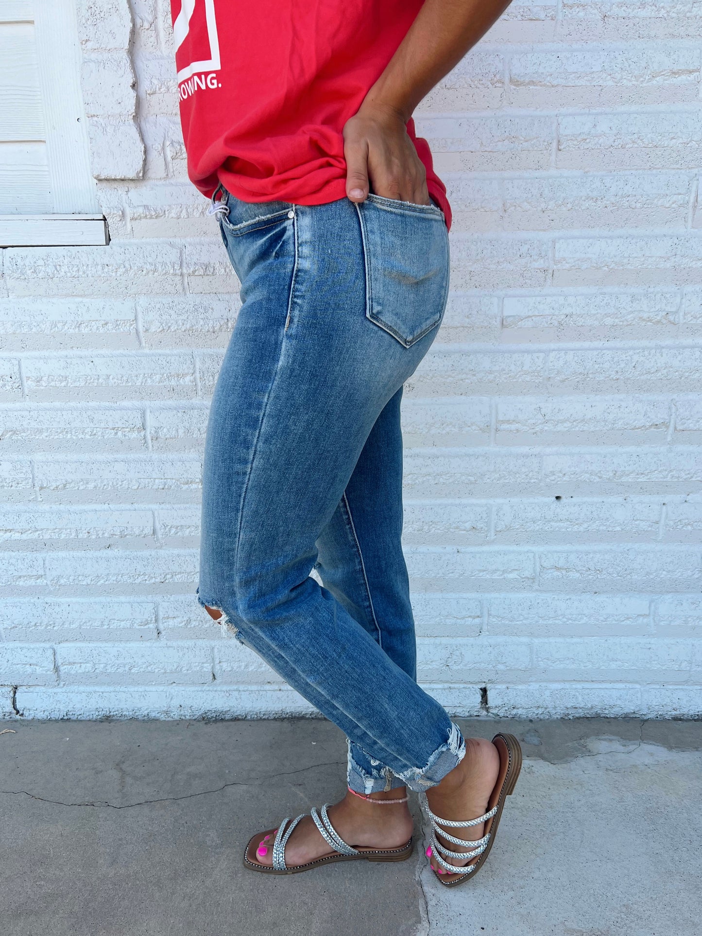 Haven Hayes Distressed Skinny Jean