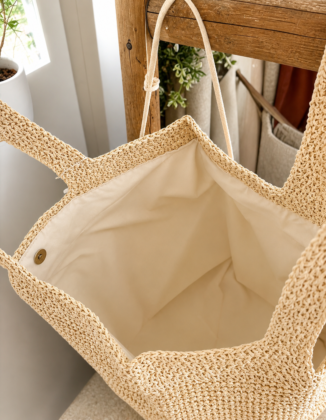 Woven Essentials Beach Tote