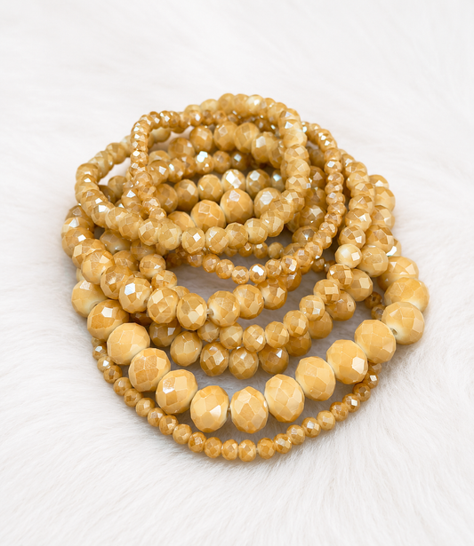 Tan Horizons Bracelet Set