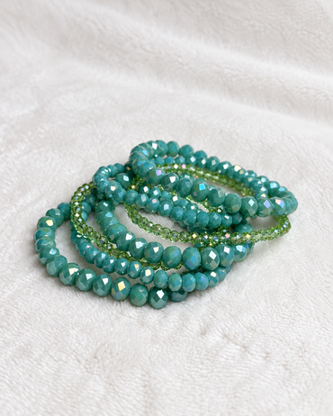 Tidal Wave Beaded Bracelet Set