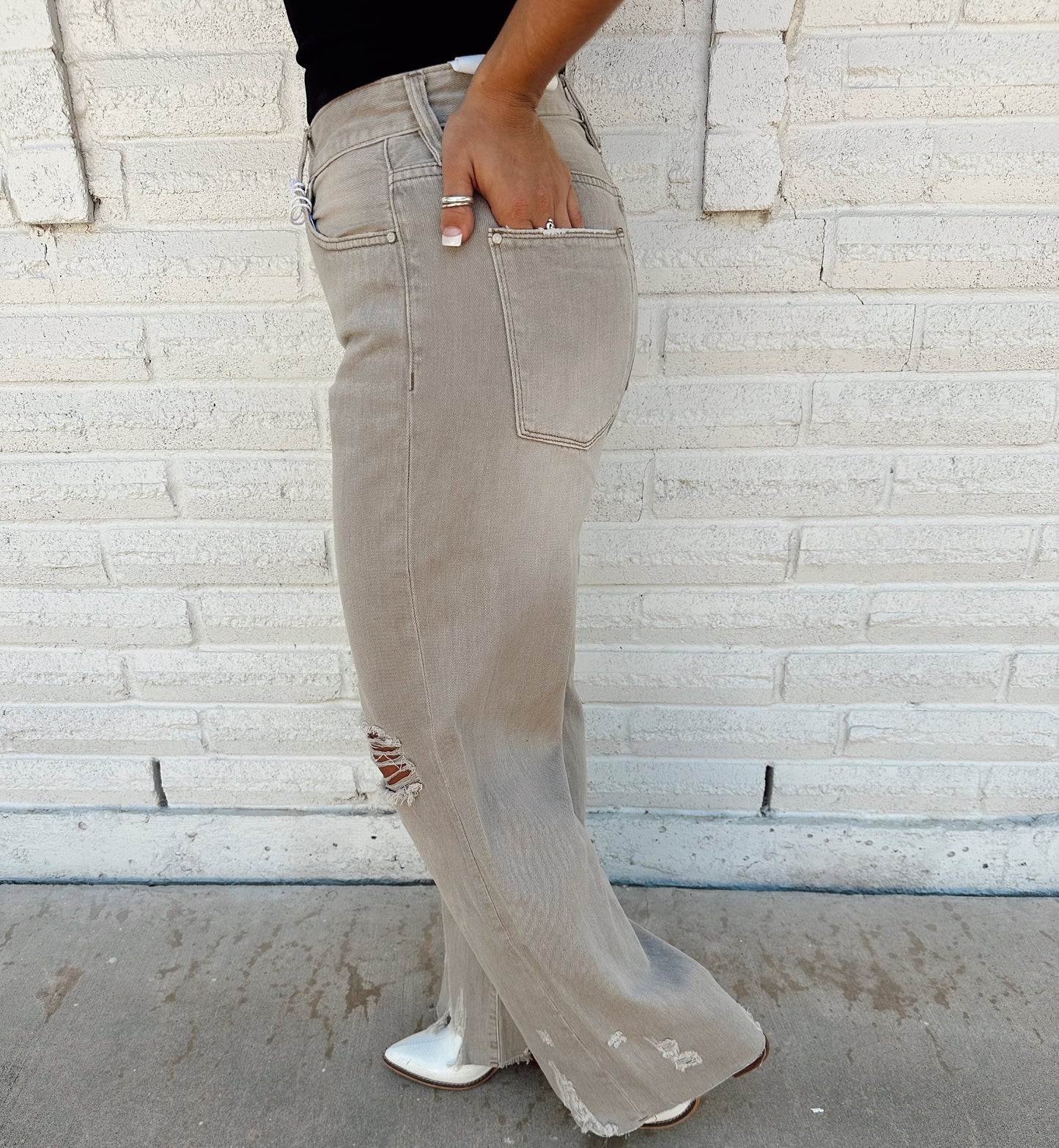 Georgia Vintage Distressed Denim