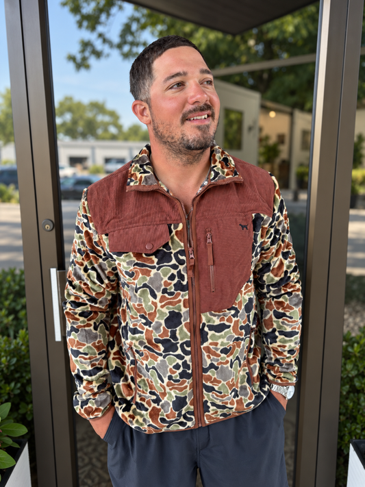 Alpha Camo Zip Sweater Jacket