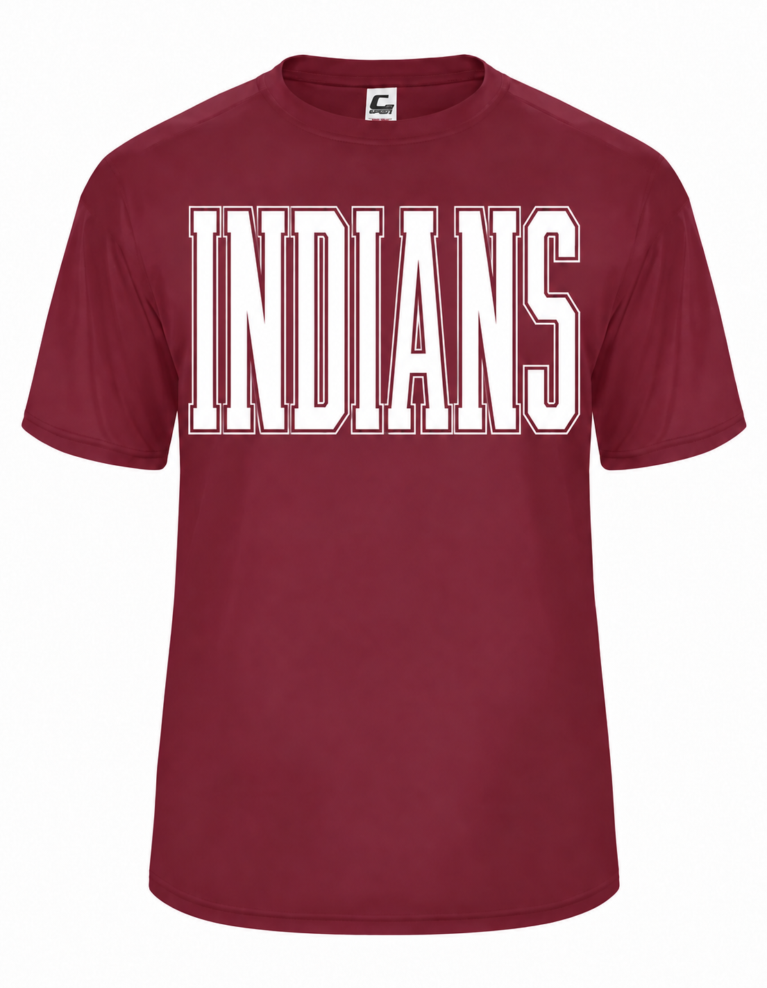 PRE-ORDER Maroon INDIANS Dri-Fit Graphic Tee